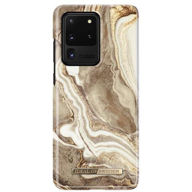 iDeal of Sweden - Samsung Galaxy S20 Ultra Hülle - Printed Case - Golden Sand Marble