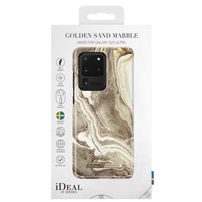 iDeal of Sweden - Samsung Galaxy S20 Ultra Hülle - Printed Case - Golden Sand Marble