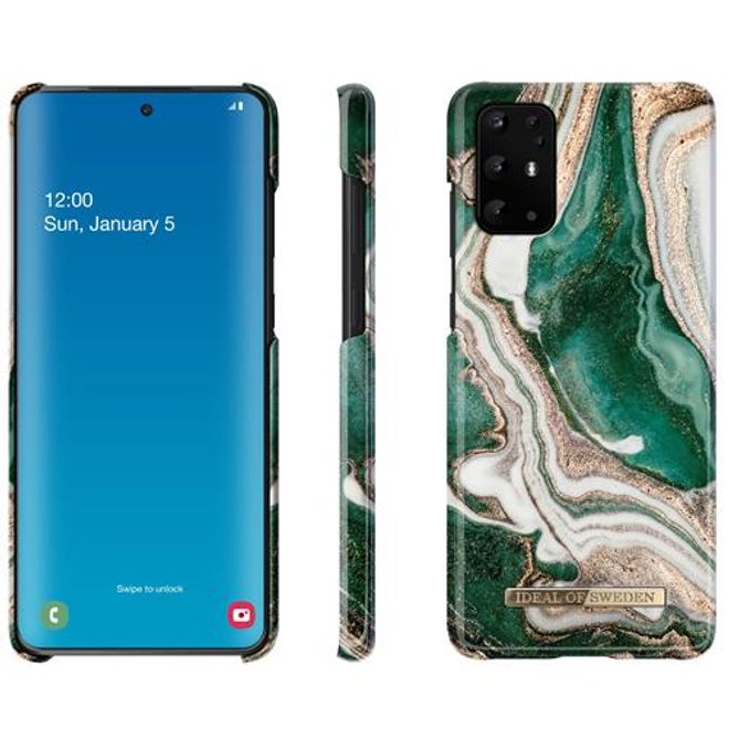 iDeal of Sweden - Samsung Galaxy S20+ Hülle - Printed Case - Golden Jade Marble
