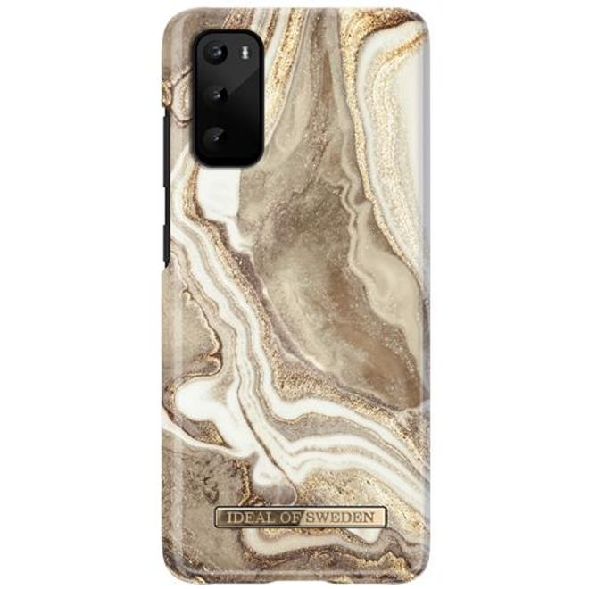 iDeal of Sweden - Samsung Galaxy S20 Hülle - Printed Case - Golden Sand Marble