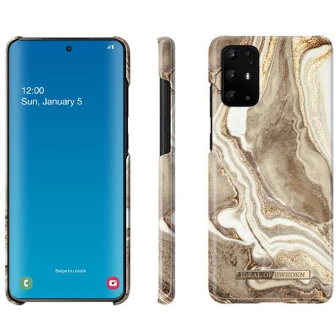 iDeal of Sweden - Samsung Galaxy S20 Hülle - Printed Case - Golden Sand Marble