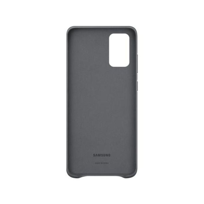 Samsung - Original Galaxy S20+ Hülle - Leder Hardcover - hellgrau