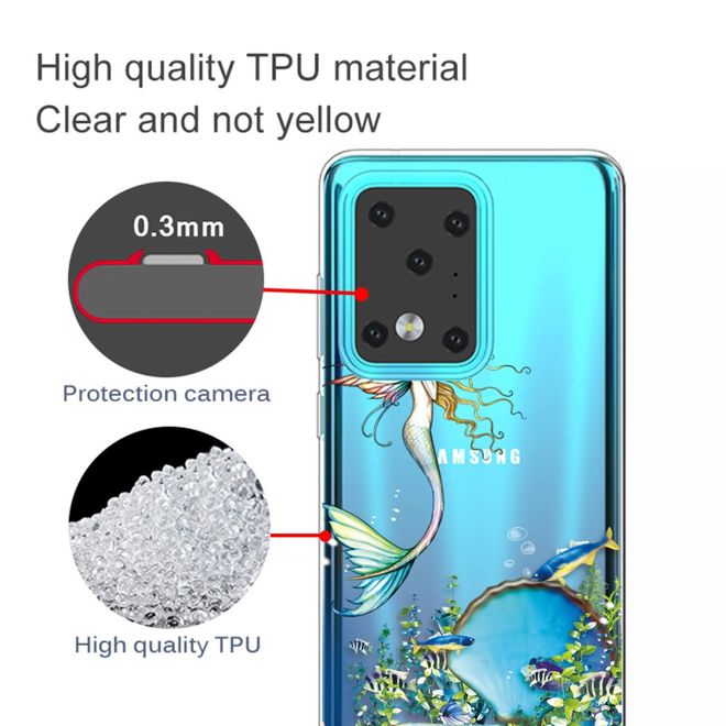 Samsung Galaxy S20 Ultra Handyhülle - Softcase Image Plastik Series - Meerjungfrau