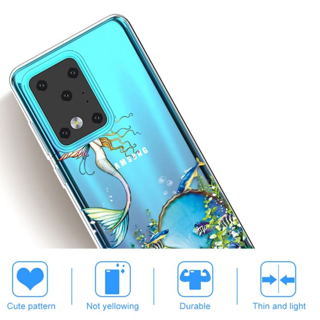 Samsung Galaxy S20 Ultra Handyhülle - Softcase Image Plastik Series - Meerjungfrau