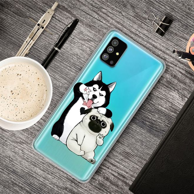 Samsung Galaxy S20+ Handyhülle - Softcase Image Plastik Series - Hundeselfie