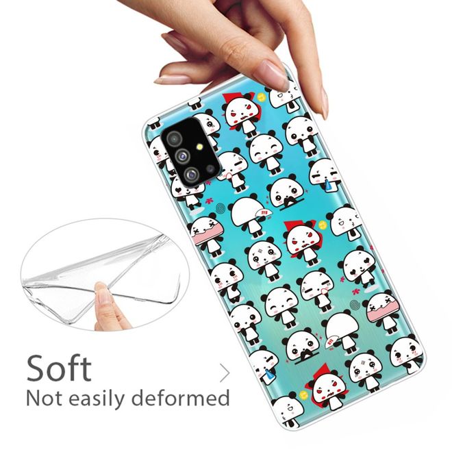 Samsung Galaxy S20 Handyhülle - Softcase Image Plastik Series - Panda Emojis