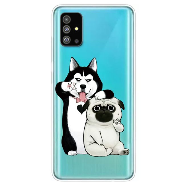 Samsung Galaxy S20 Handyhülle - Softcase Image Plastik Series - Hundeselfie