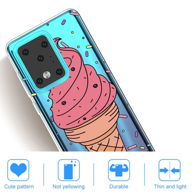 Samsung Galaxy S20 Ultra Handyhülle - Softcase Image Plastik Series - Softeis