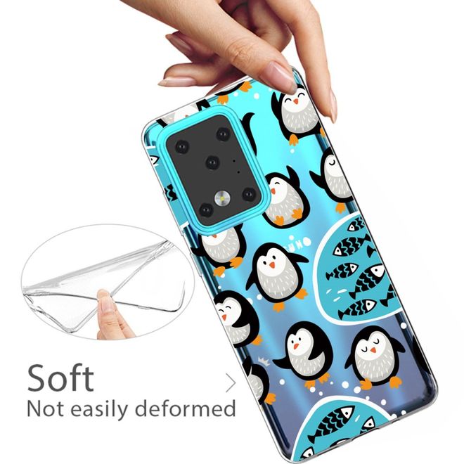 Samsung Galaxy S20 Ultra Handyhülle - Softcase Image Plastik Series - süsse Pinguine