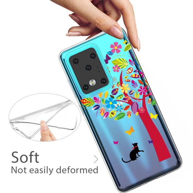 Samsung Galaxy S20 Ultra Handyhülle - Softcase Image Plastik Series - Katze und Baum