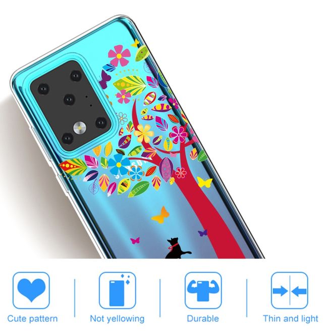 Samsung Galaxy S20 Ultra Handyhülle - Softcase Image Plastik Series - Katze und Baum