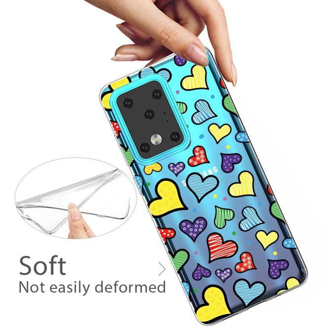Samsung Galaxy S20 Ultra Handyhülle - Softcase Image Plastik Series - viele Herze