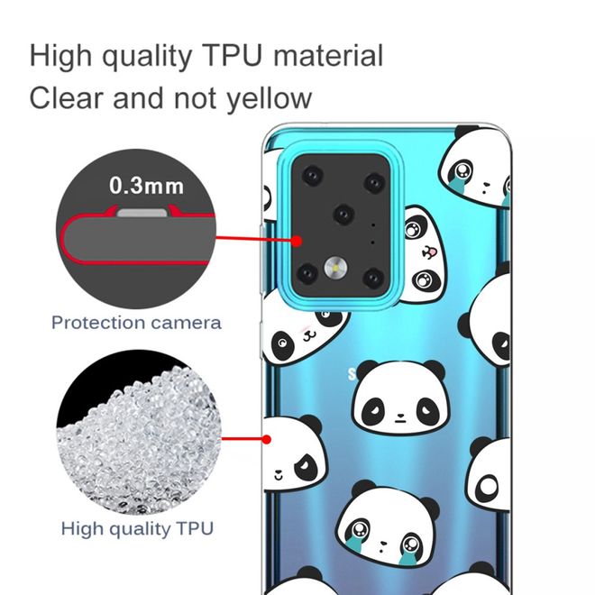 Samsung Galaxy S20 Ultra Handyhülle - Softcase Image Plastik Series - Cute Pandas
