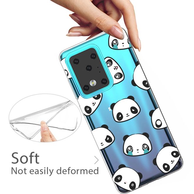 Samsung Galaxy S20 Ultra Handyhülle - Softcase Image Plastik Series - Cute Pandas