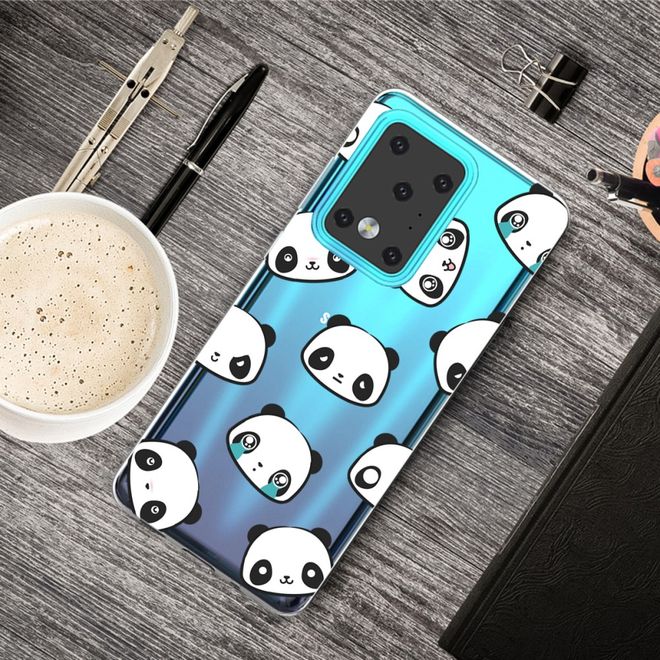 Samsung Galaxy S20 Ultra Handyhülle - Softcase Image Plastik Series - Cute Pandas