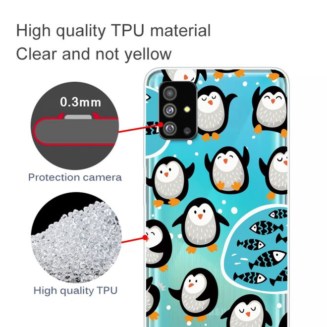 Samsung Galaxy S20+ Handyhülle - Softcase Image Plastik Series - süsse Pinguine
