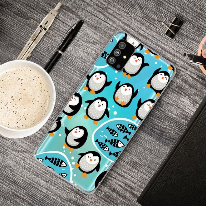 Samsung Galaxy S20+ Handyhülle - Softcase Image Plastik Series - süsse Pinguine