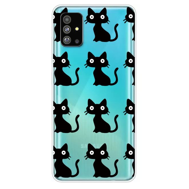 Samsung Galaxy S20+ Handyhülle - Softcase Image Plastik Series - schwarze Katzen