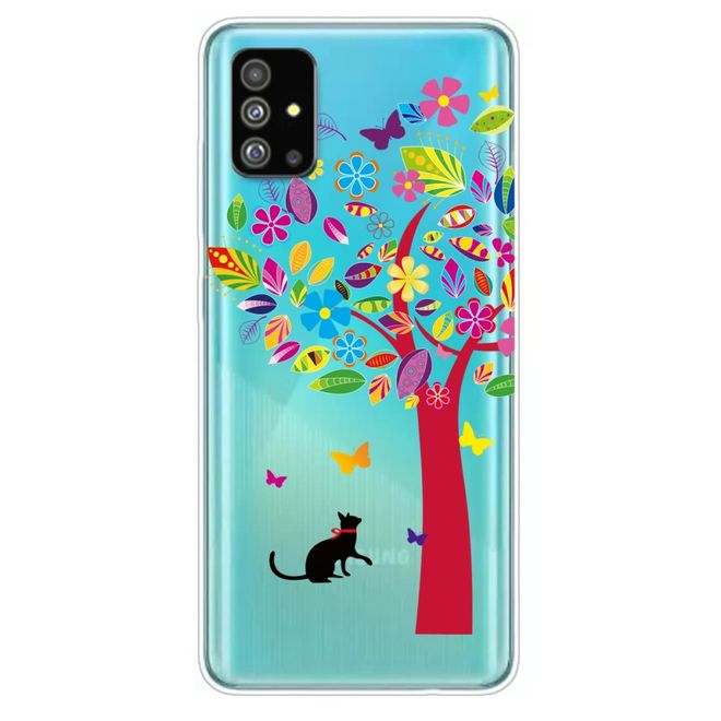 Samsung Galaxy S20+ Handyhülle - Softcase Image Plastik Series - Katze und Baum