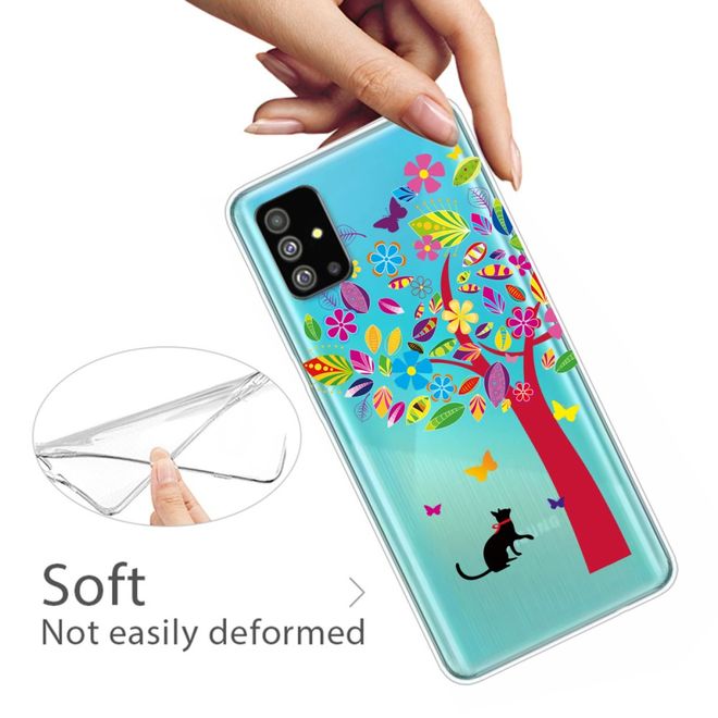 Samsung Galaxy S20+ Handyhülle - Softcase Image Plastik Series - Katze und Baum
