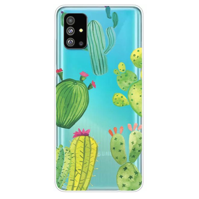 Samsung Galaxy S20+ Handyhülle - Softcase Image Plastik Series - grüne Kakteen