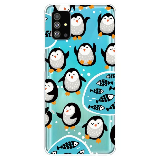 Samsung Galaxy S20 Handyhülle - Softcase Image Plastik Series - süsse Pinguine