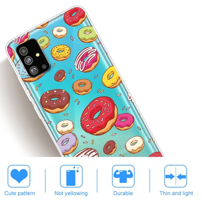Samsung Galaxy S20 Handyhülle - Softcase Image Plastik Series - farbige Donuts