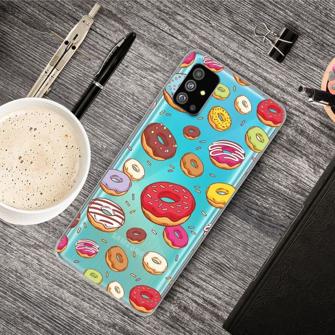 Samsung Galaxy S20 Handyhülle - Softcase Image Plastik Series - farbige Donuts