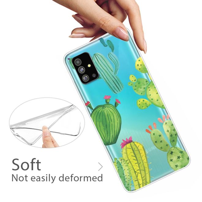Samsung Galaxy S20 Handyhülle - Softcase Image Plastik Series - grüne Kakteen