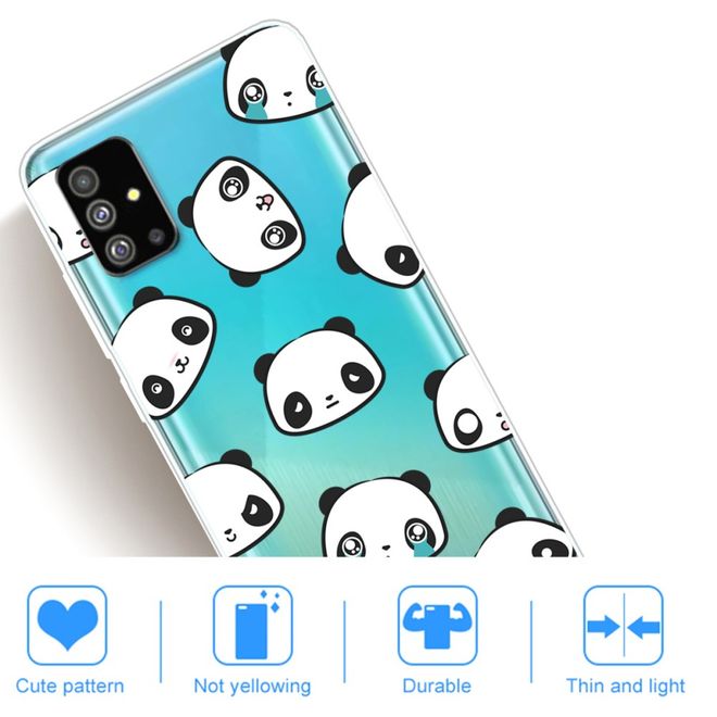 Samsung Galaxy S20 Handyhülle - Softcase Image Plastik Series - Cute Pandas