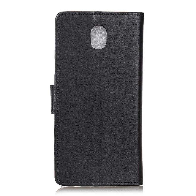 Xiaomi Redmi 8A Handy Hülle - Classic II Leder Bookcover Series - schwarz