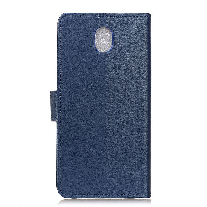 Xiaomi Redmi 8A Handy Hülle - Classic II Leder Bookcover Series - blau
