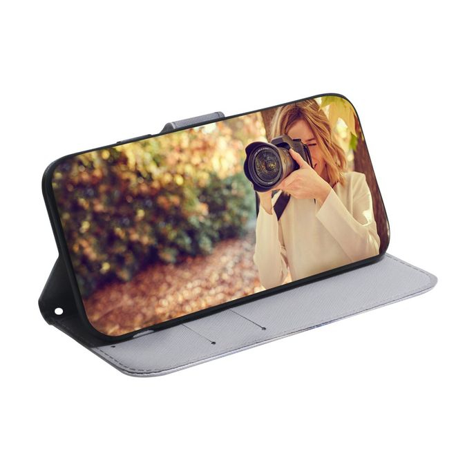 Xiaomi Redmi 8A Handy Hülle - Leder Bookcover Image Series - Tiger