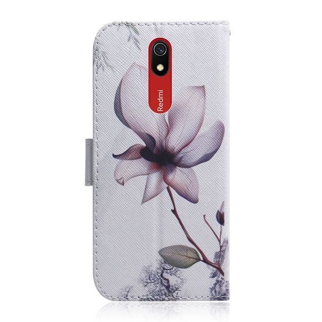 Xiaomi Redmi 8A Handy Hülle - Leder Bookcover Image Series - schöne Blume