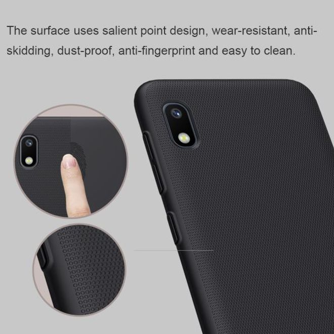 Nillkin - Samsung Galaxy A10 Hülle - Plastik Case - Super Frosted Shield Series - schwarz