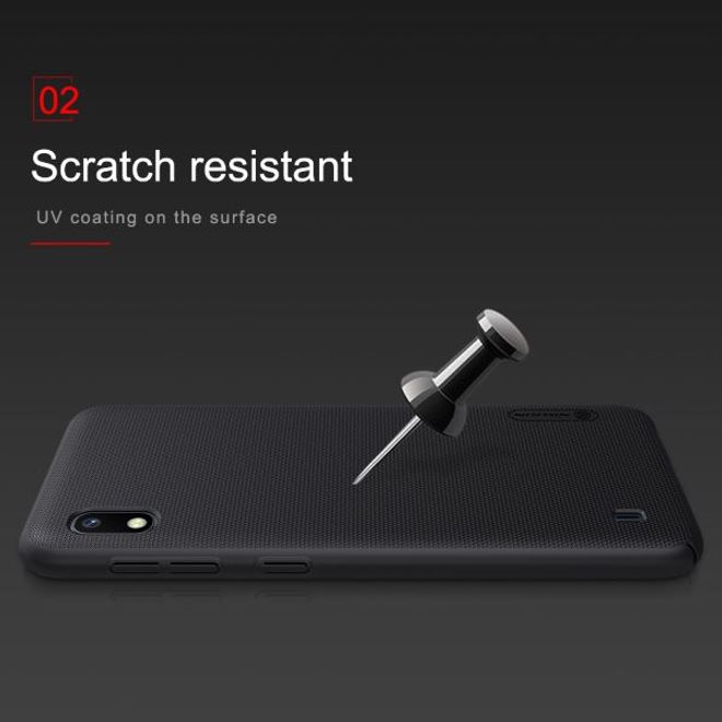 Nillkin - Samsung Galaxy A10 Hülle - Plastik Case - Super Frosted Shield Series - schwarz