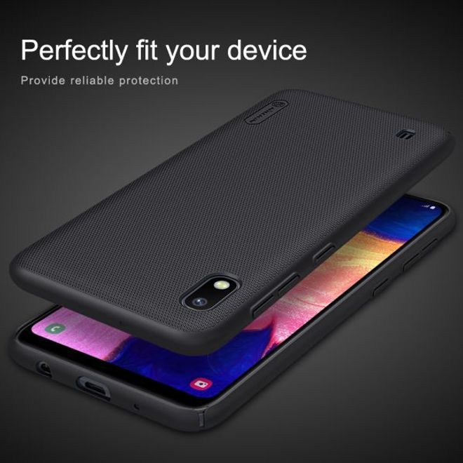 Nillkin - Samsung Galaxy A10 Hülle - Plastik Case - Super Frosted Shield Series - schwarz
