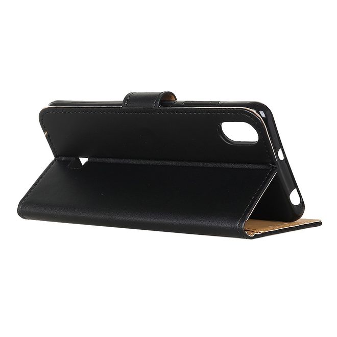 LG K20 (2019) Phone Case - Classic II Leather Bookcover Series - Black