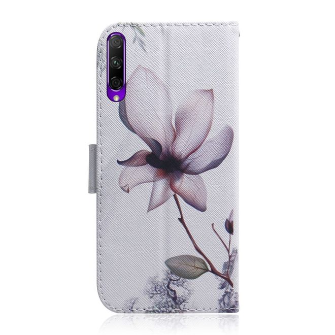 Huawei Honor 9X Handy Hülle - Leder Bookcover Image Series - schöne Blume