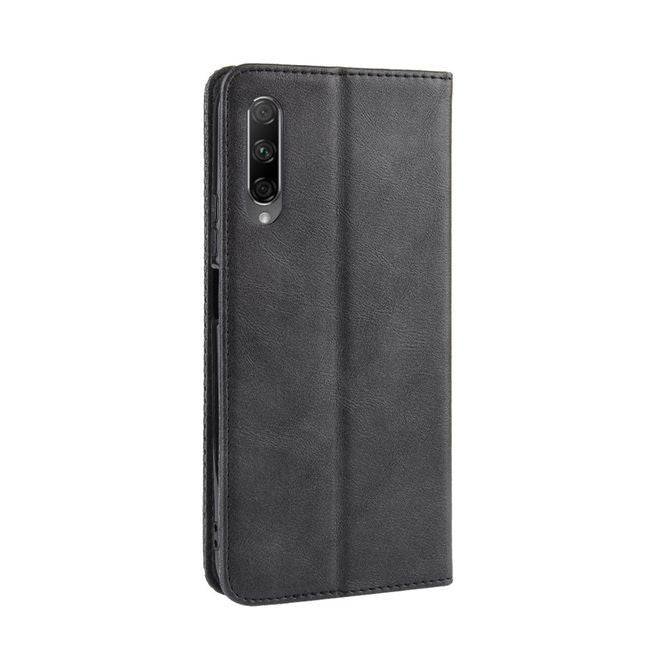 Huawei Honor 9X Phone Case - Vintage III Leather Bookcover Series - Black