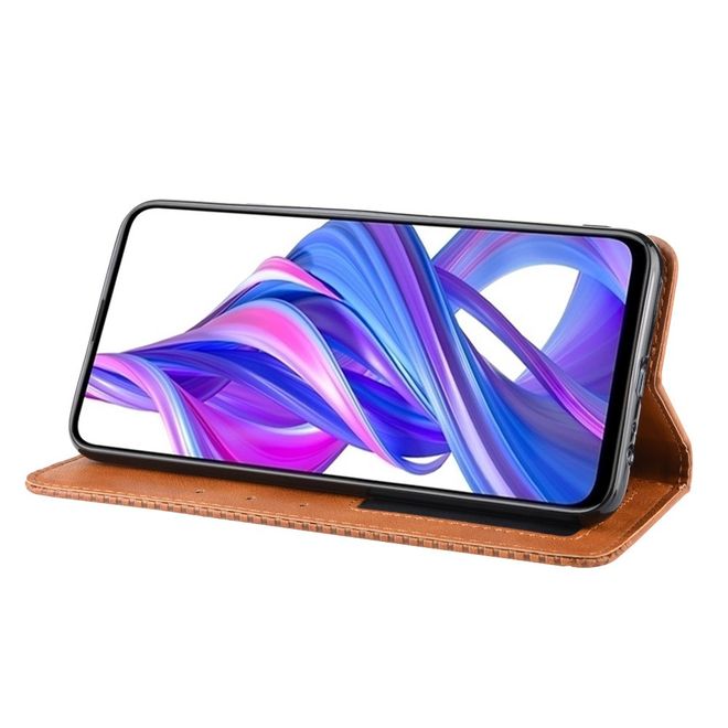 Huawei Honor 9X Phone Case - Vintage III Leather Bookcover Series - Brown