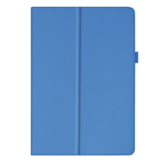 Lenovo Tab E10 Tablethülle - Case aus Leder - im Litchi Look - hellblau