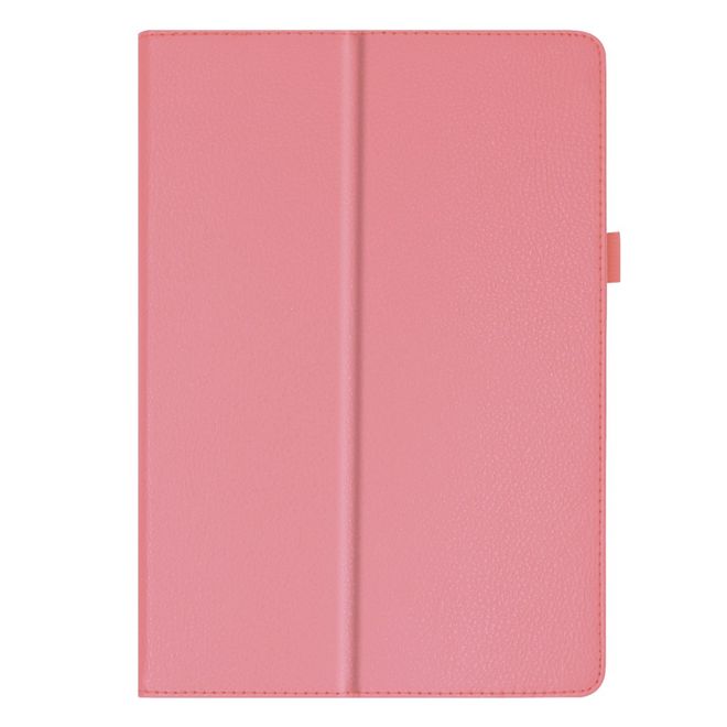 Lenovo Tab E10 Tablethülle - Case aus Leder - im Litchi Look - pink