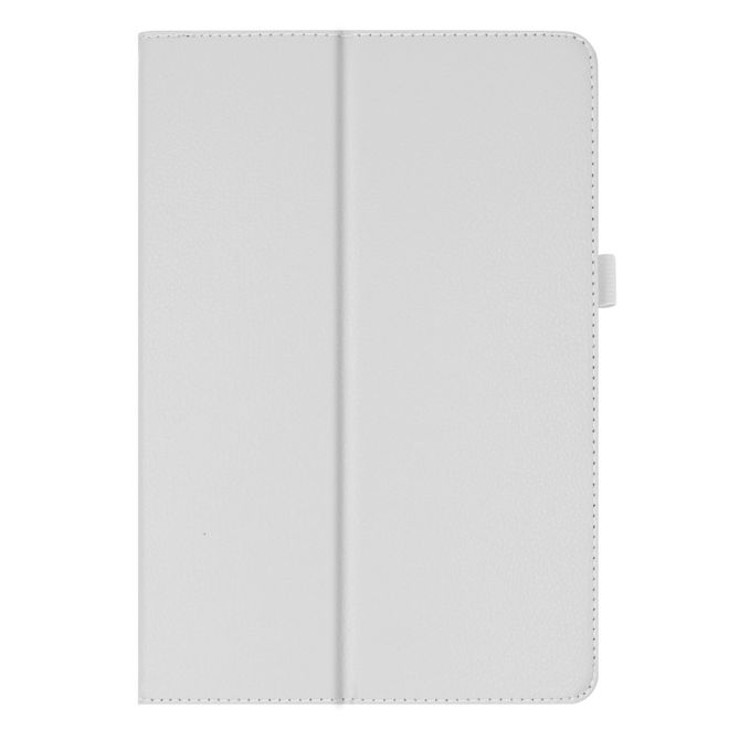 Étui pour tablette Lenovo Tab M10 - Étui en cuir - Motif litchi - Blanc