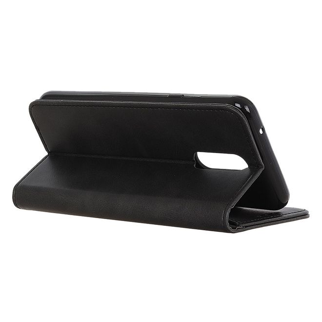 Xiaomi Redmi 8 Handy Hülle - Classic V Leder Bookcover Series - schwarz