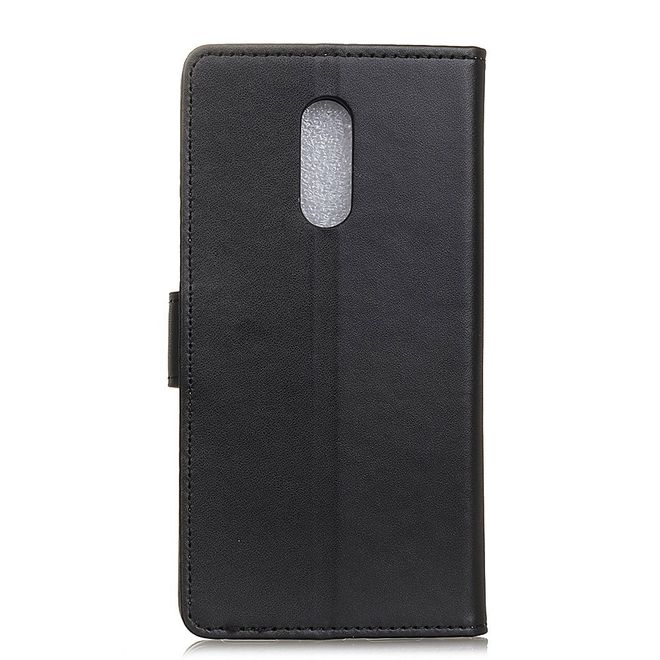 Xiaomi Redmi 8 Handy Hülle - Classic II Leder Bookcover Series - schwarz