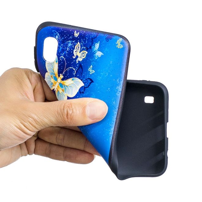 Samsung Galaxy A10 Handyhülle - Softcase Image Plastik Series - kleine Schmetterlinge