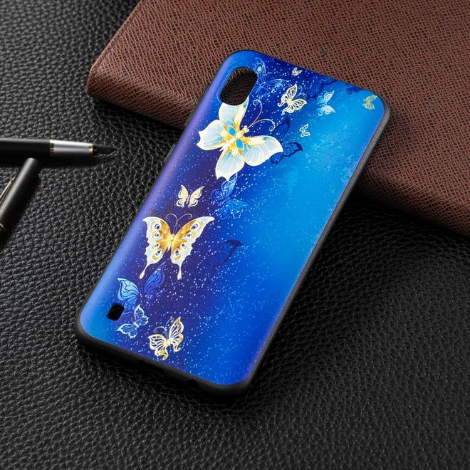 Samsung Galaxy A10 Handyhülle - Softcase Image Plastik Series - kleine Schmetterlinge