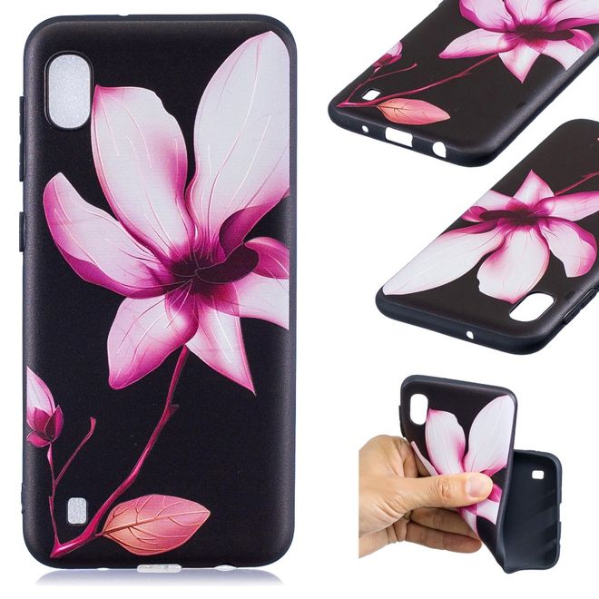 Samsung Galaxy A10 Handyhülle - Softcase Image Plastik Series - grosse Blume
