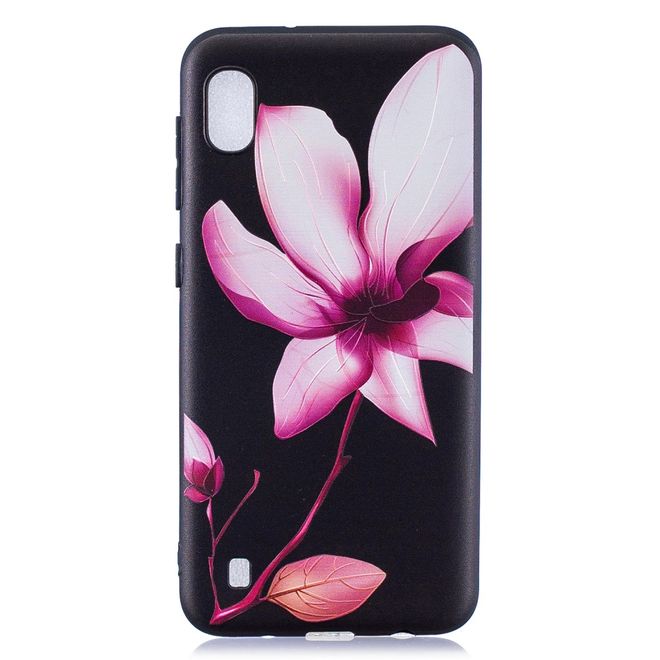 Samsung Galaxy A10 Handyhülle - Softcase Image Plastik Series - grosse Blume